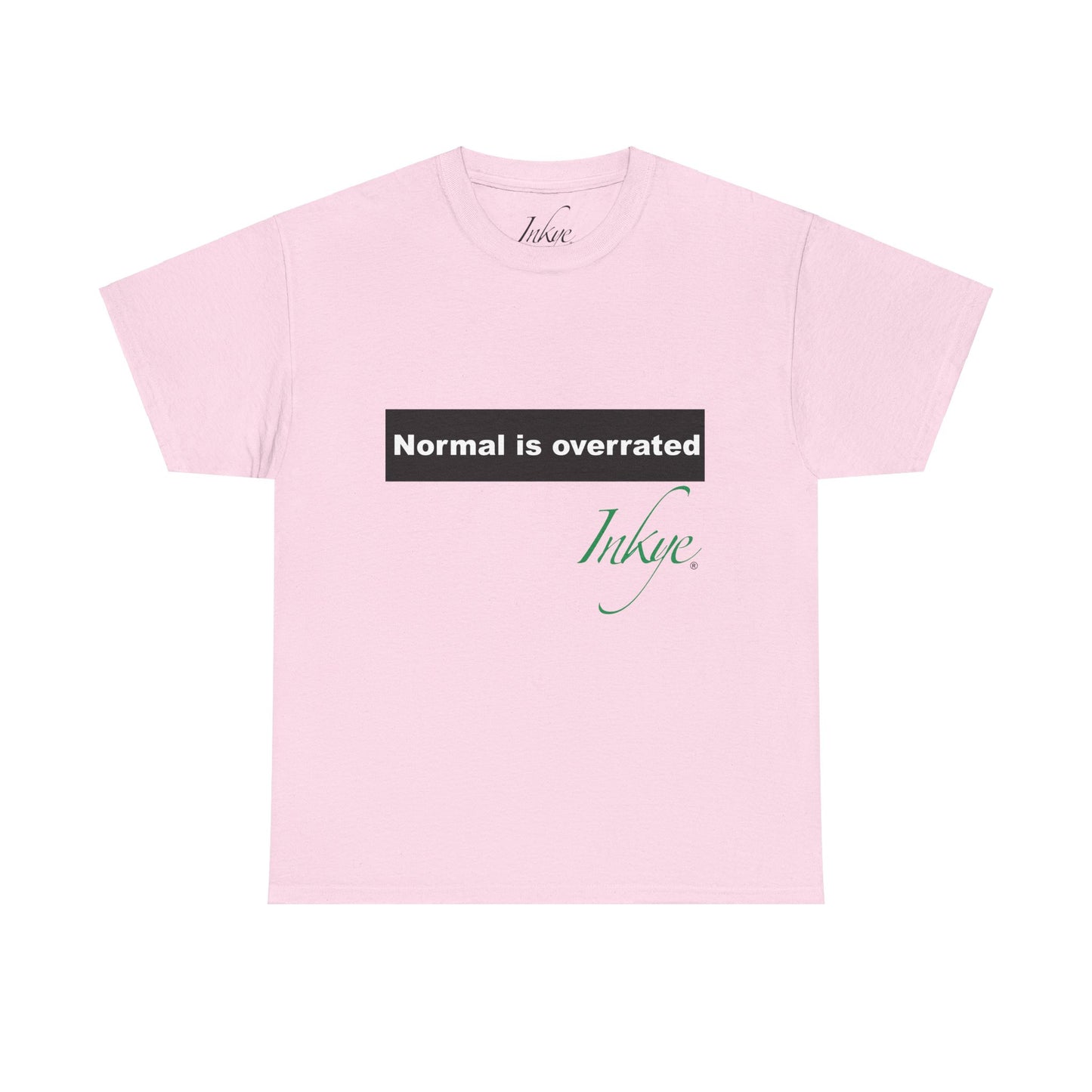 "Normal is overrated" Unisex Cotton Tee