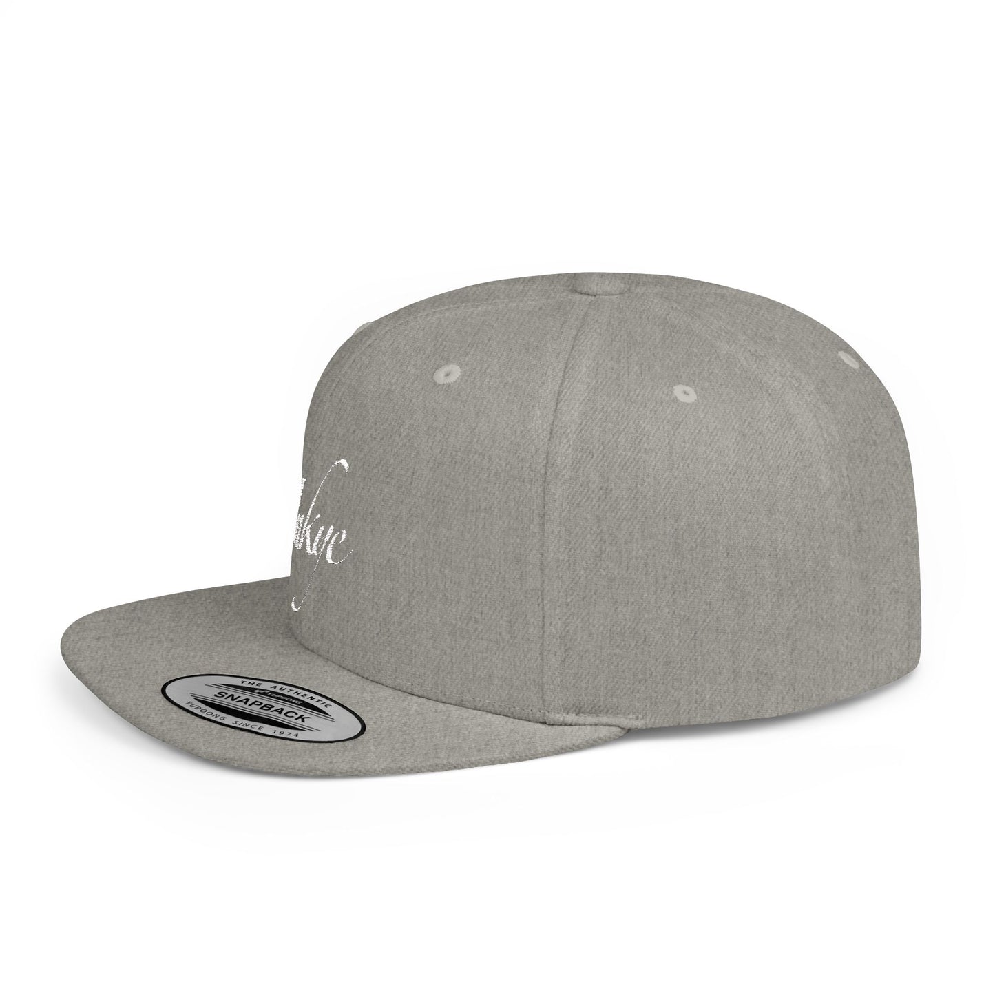 Hat "White Label" Inkye Logo Flat Bill Snapback