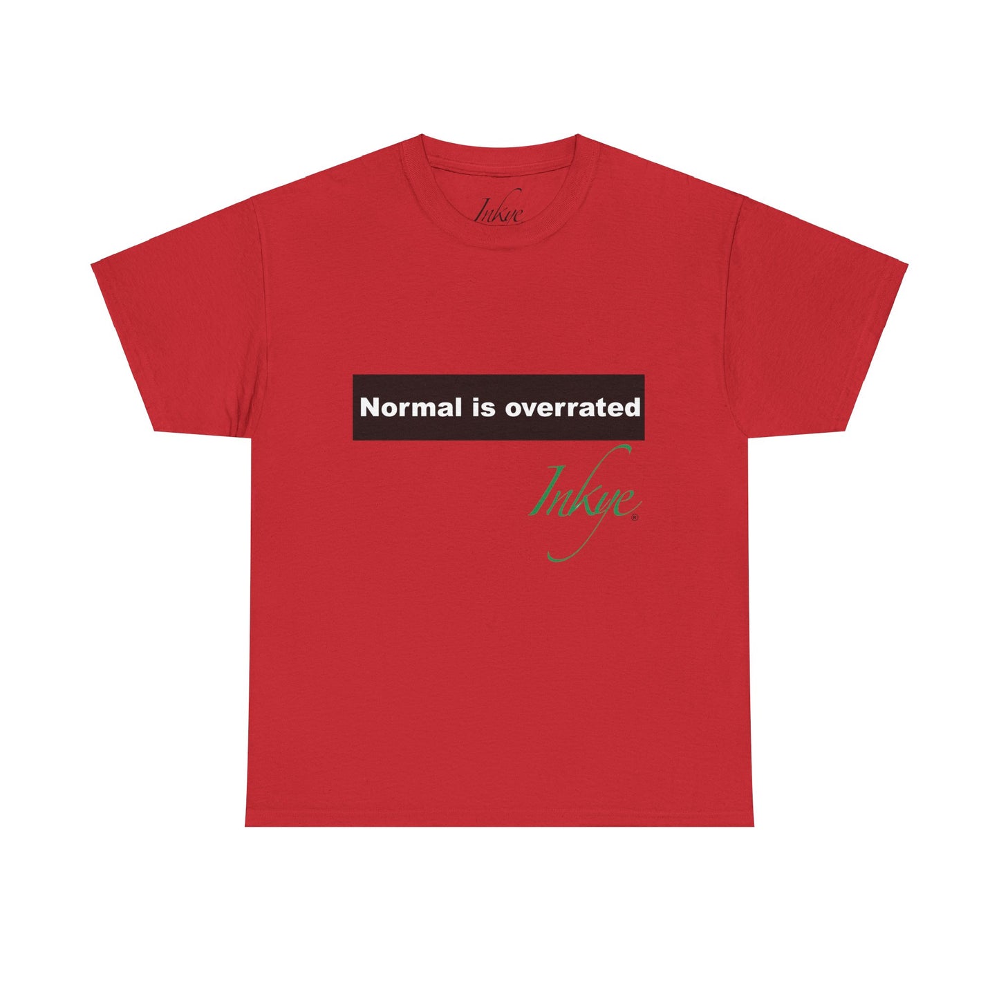 "Normal is overrated" Unisex Cotton Tee