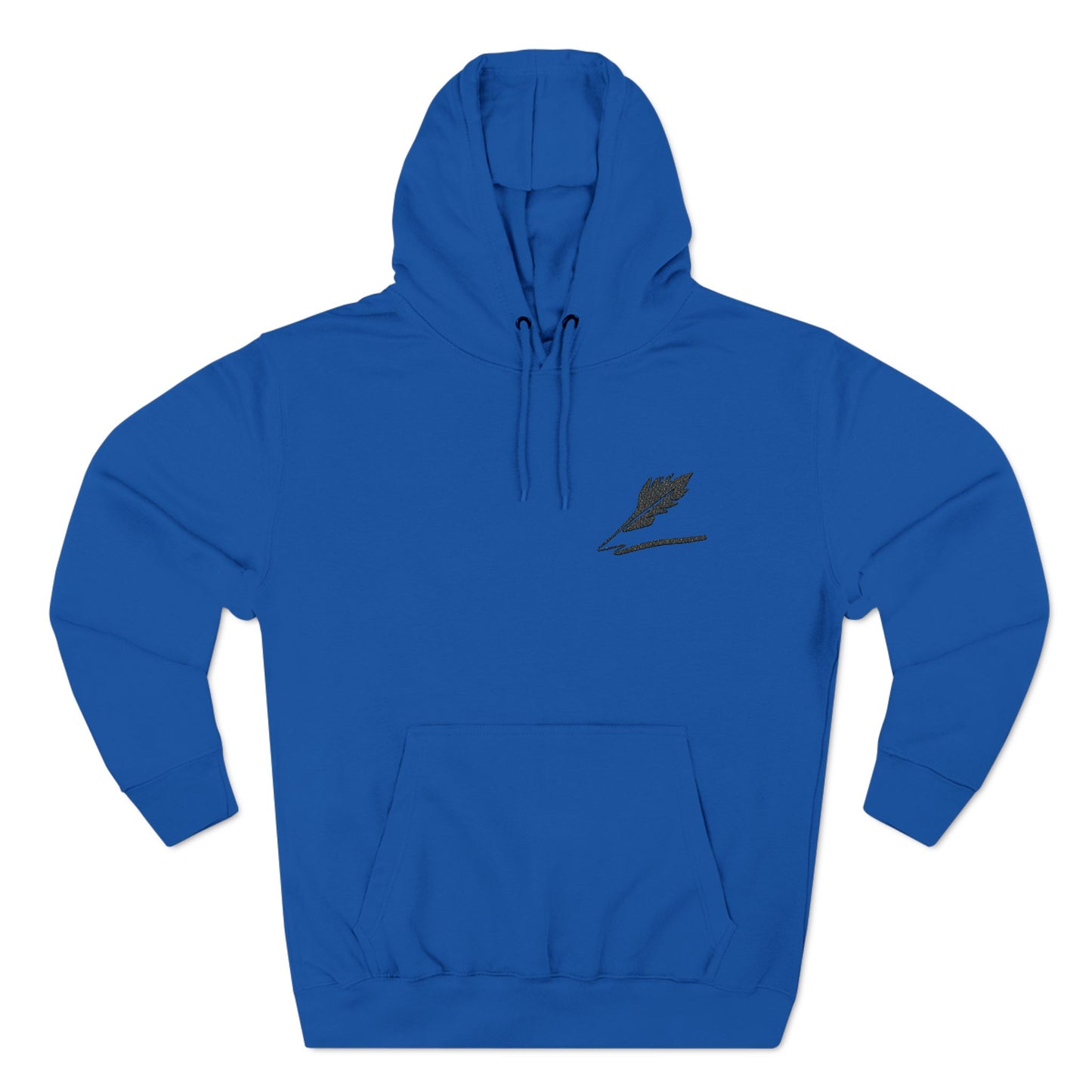 Embroider Bird Logo Fleece Hoodie