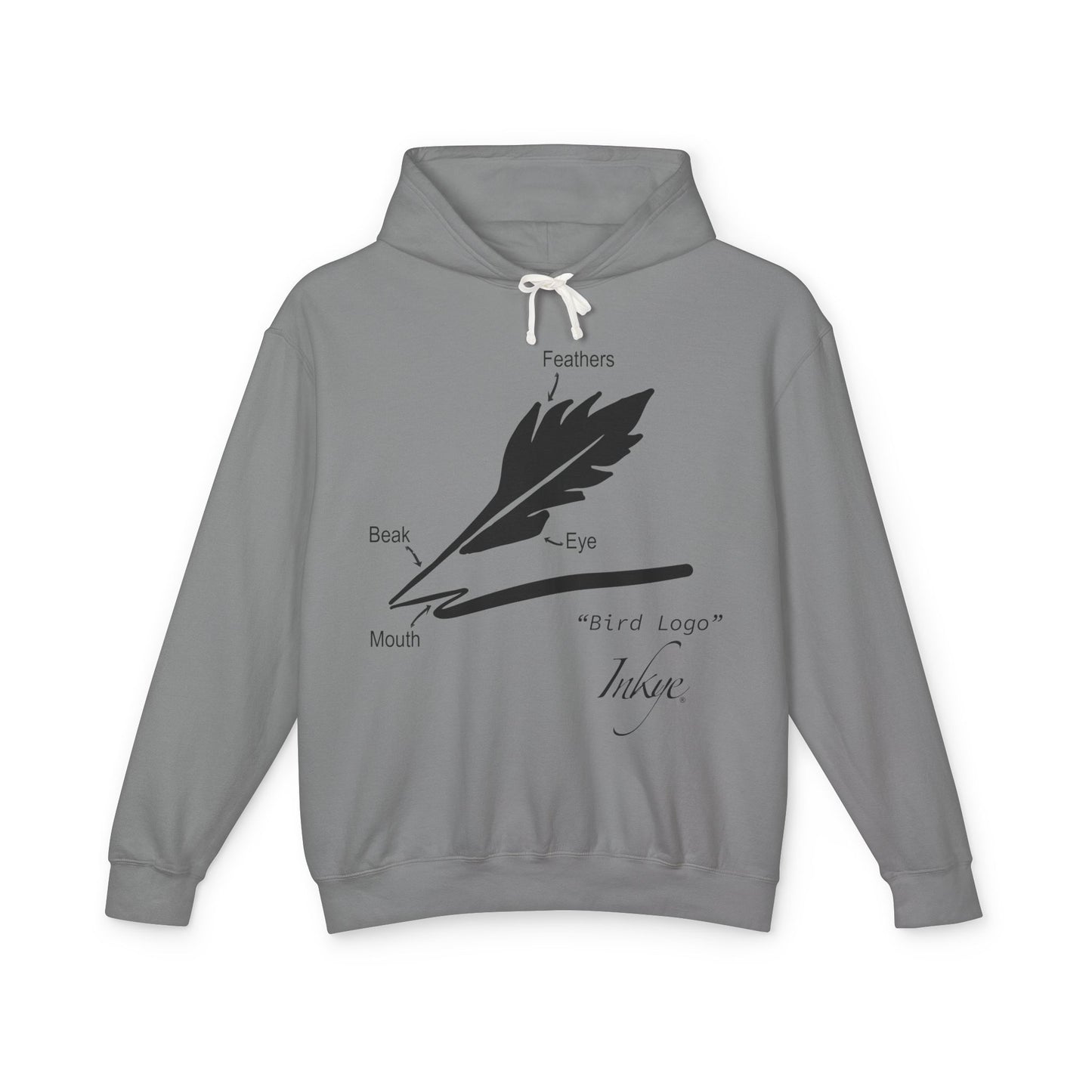 Define "Bird Logo" Unisex Lightweight Hooded Sweatshirt