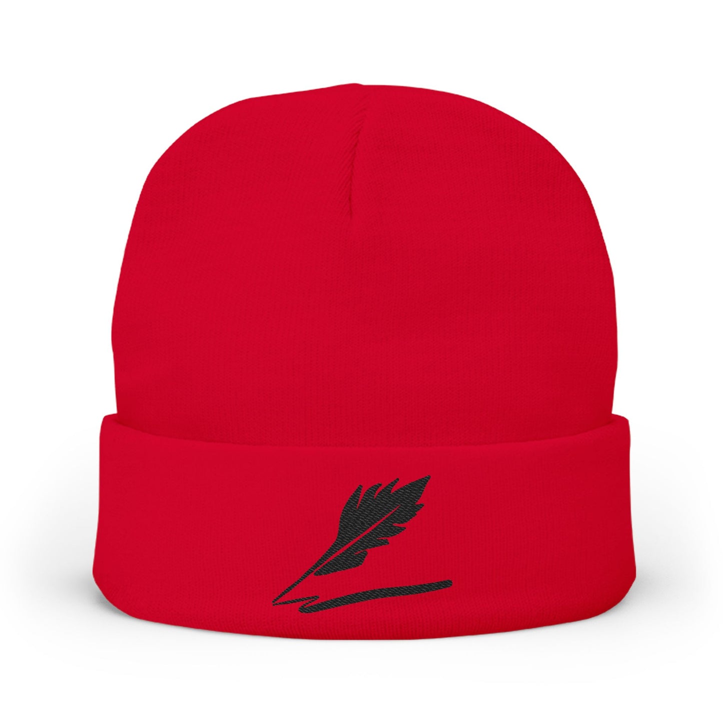Hat Inkye Knit Beanie "Bird Logo" (Embroidery)