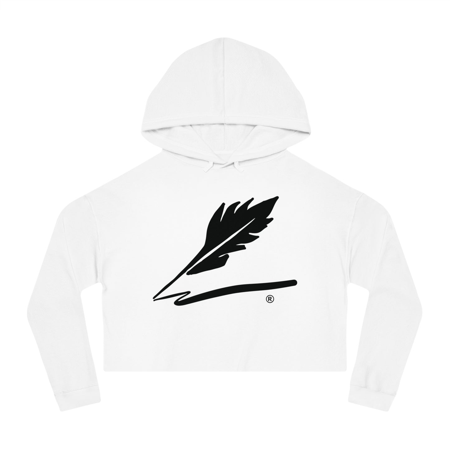 "Bird Logo" Women’s Cropped Hooded Sweatshirt