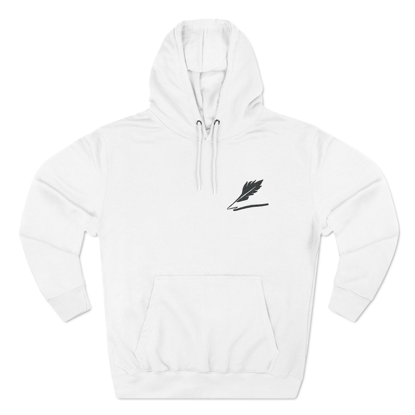 Embroider Bird Logo Fleece Hoodie