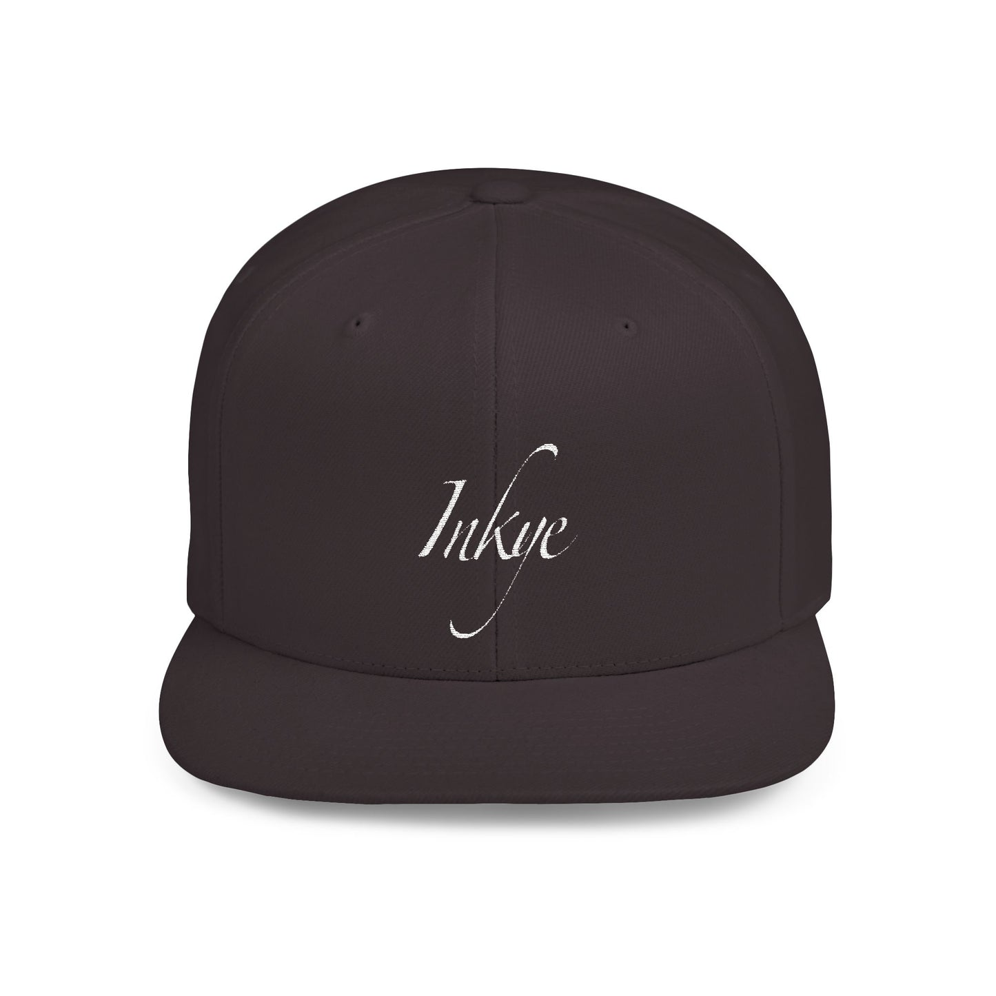 Hat "White Label" Inkye Logo Flat Bill Snapback