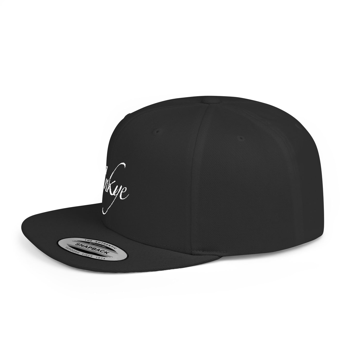 Hat "White Label" Inkye Logo Flat Bill Snapback
