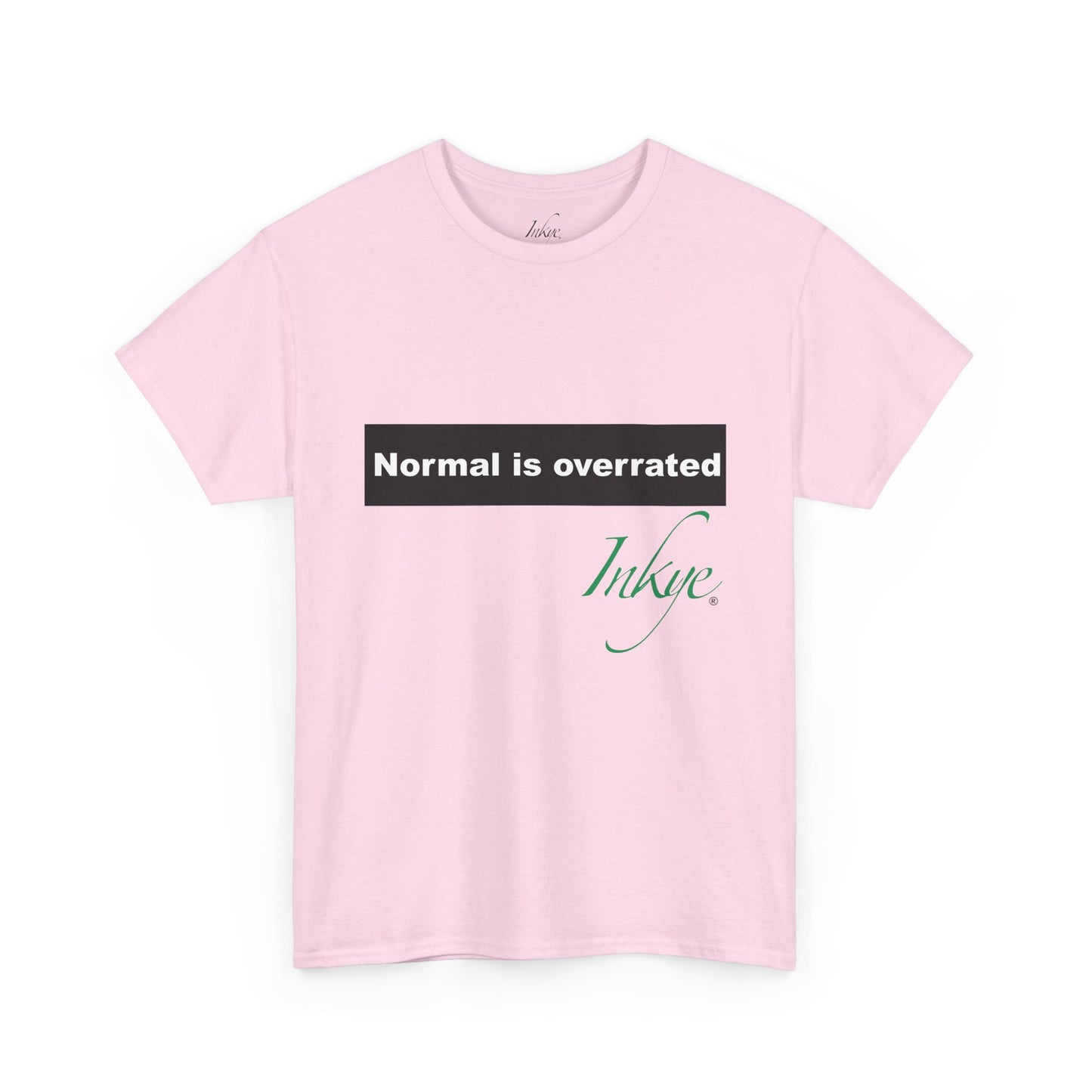 "Normal is overrated" Unisex Cotton Tee