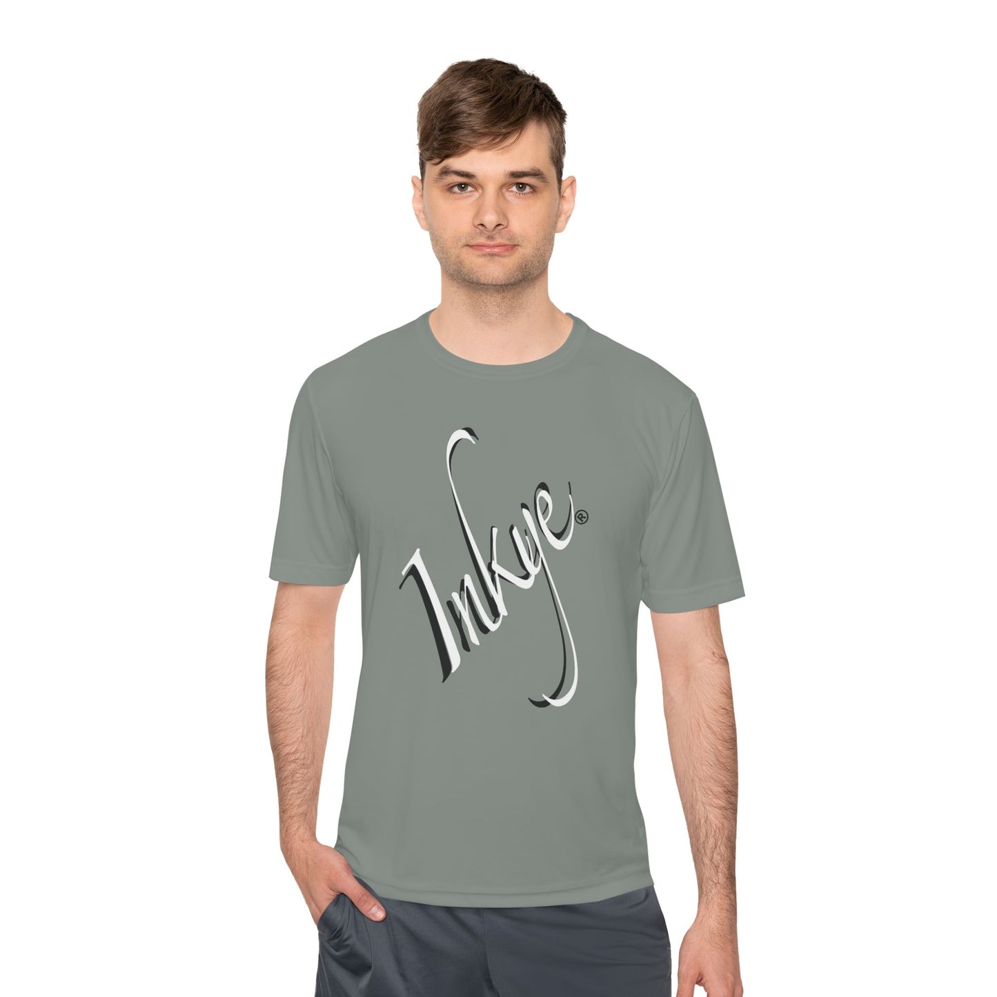 Inkye Logo Unisex Short "Multi-Label" Sleeve Moisture Wicking Fitness Tee