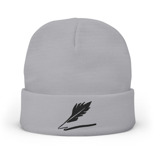 Hat Inkye Knit Beanie "Bird Logo" (Embroidery)