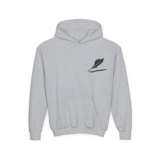 Youth Embroider Hooded Sweatshirt