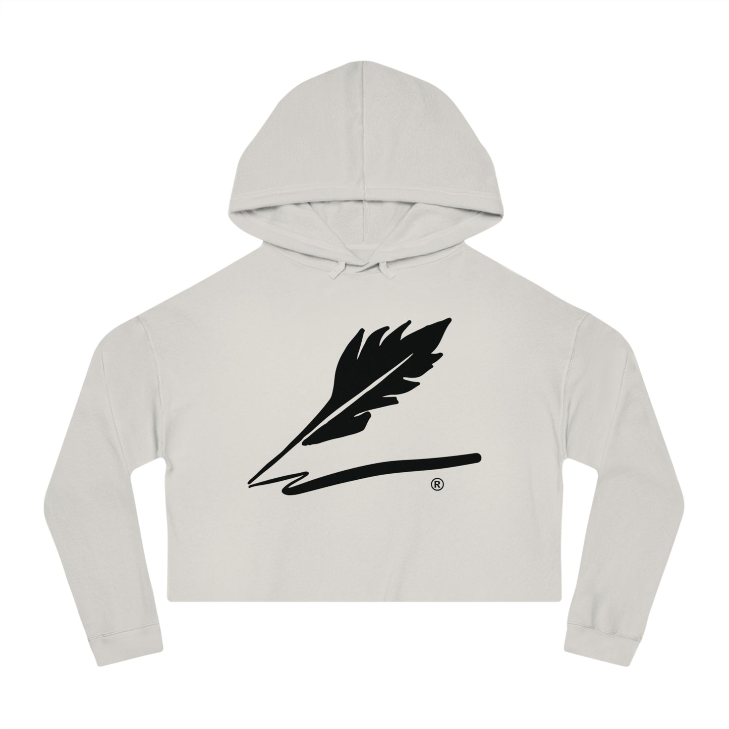 "Bird Logo" Women’s Cropped Hooded Sweatshirt