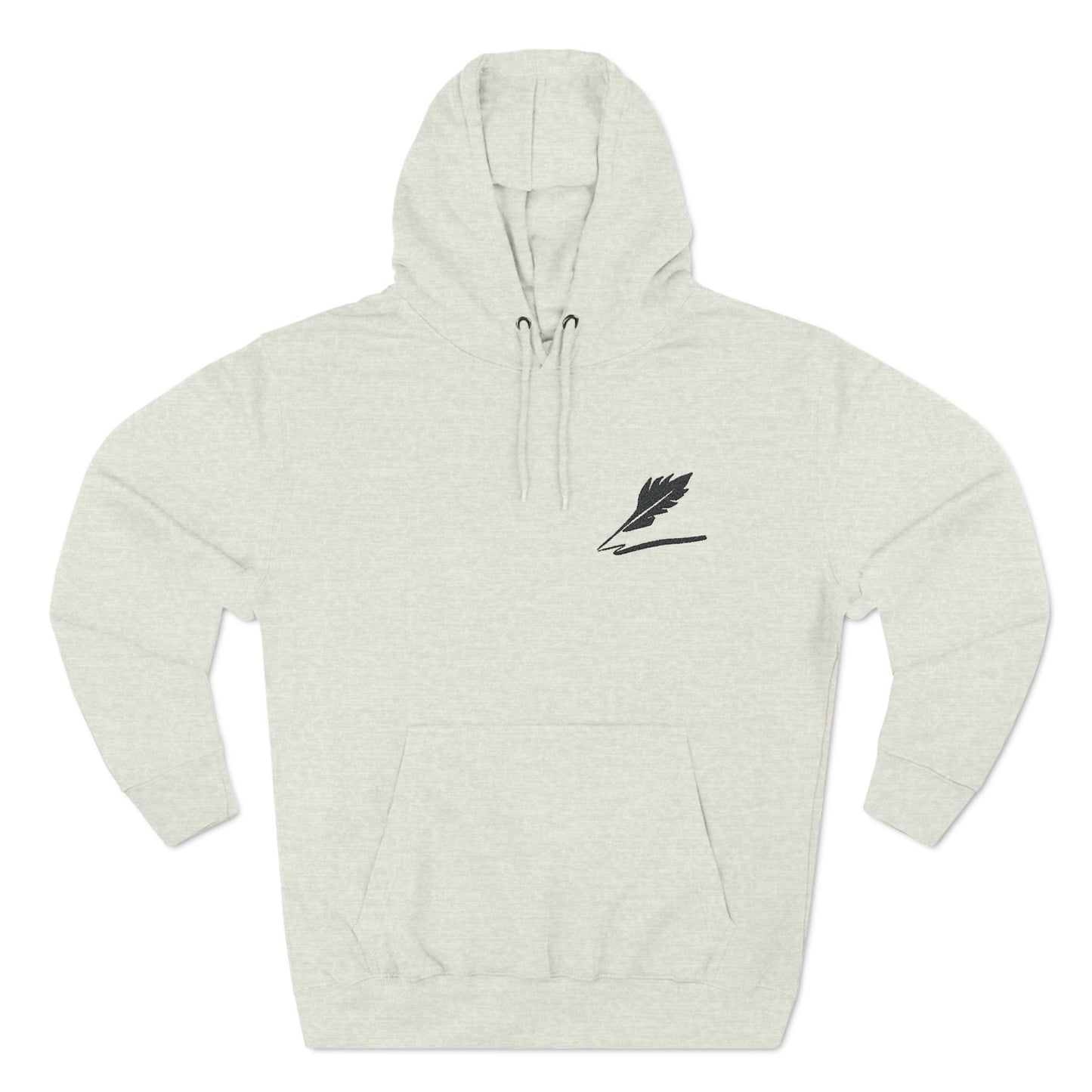 Embroider Bird Logo Fleece Hoodie