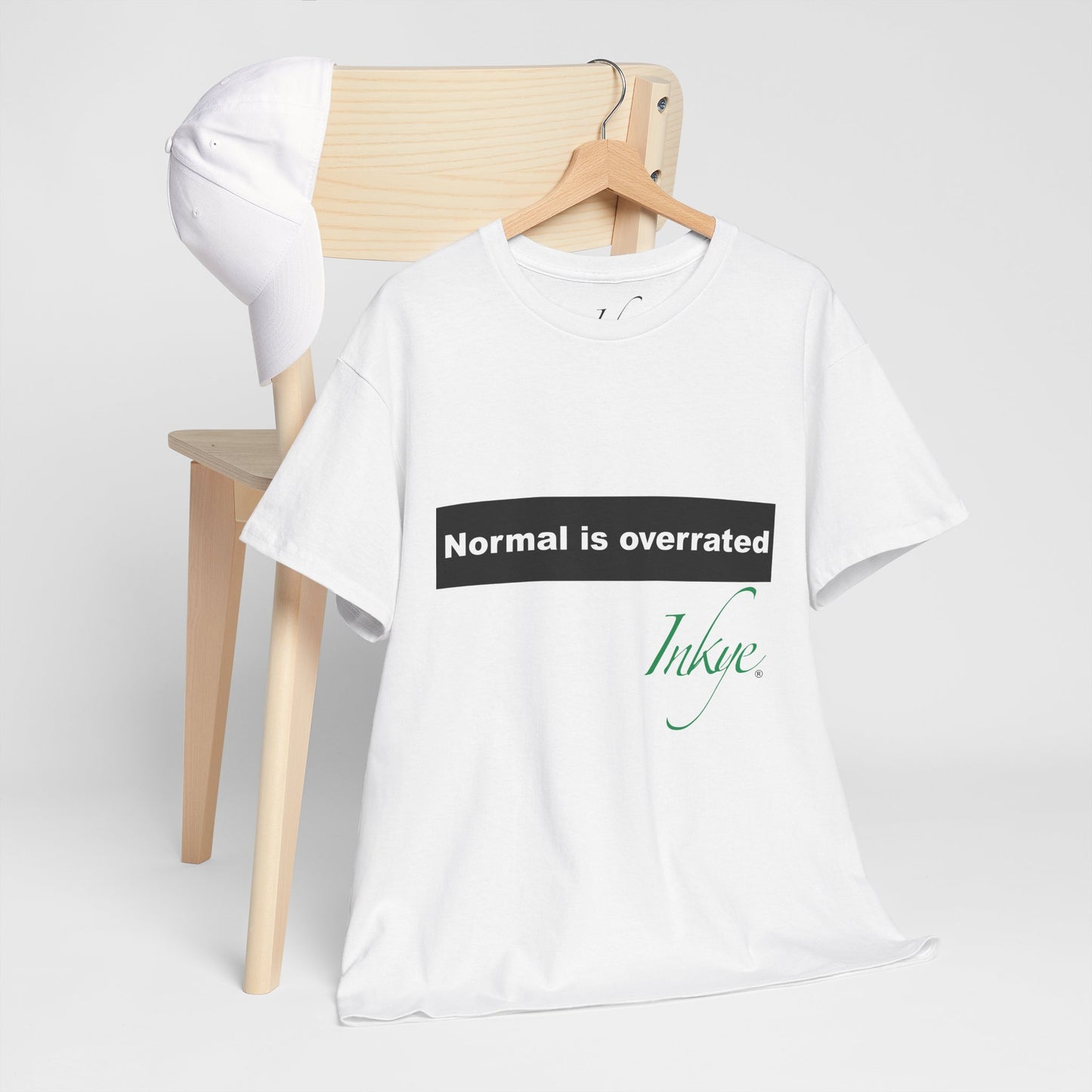 "Normal is overrated" Unisex Cotton Tee