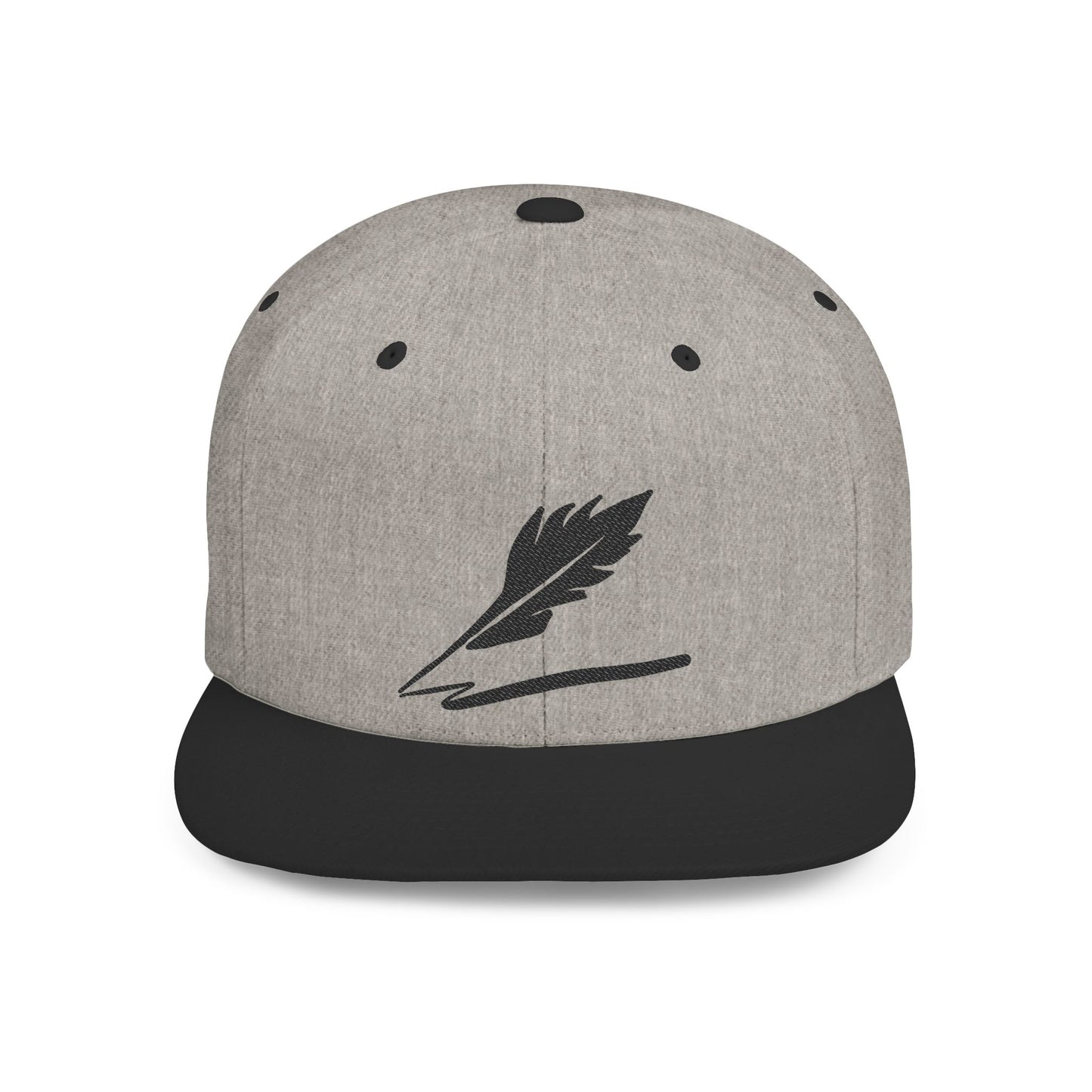 Hat "Bird Logo" Flat Bill Snapback