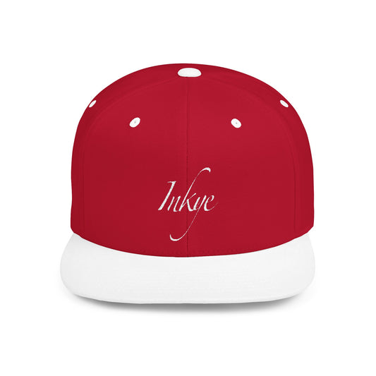 Hat "White Label" Inkye Logo Flat Bill Snapback