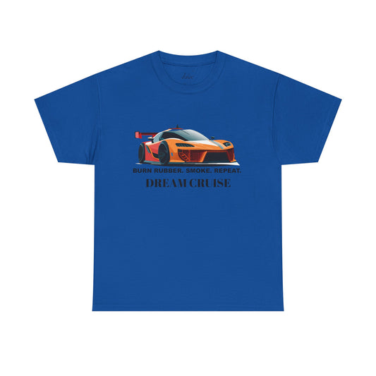 "Dream Cruise" Burn Rubber Unisex Cotton Tee