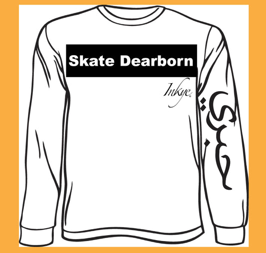 "Skate Dearborn" / "My INk" Long Sleeve Tee