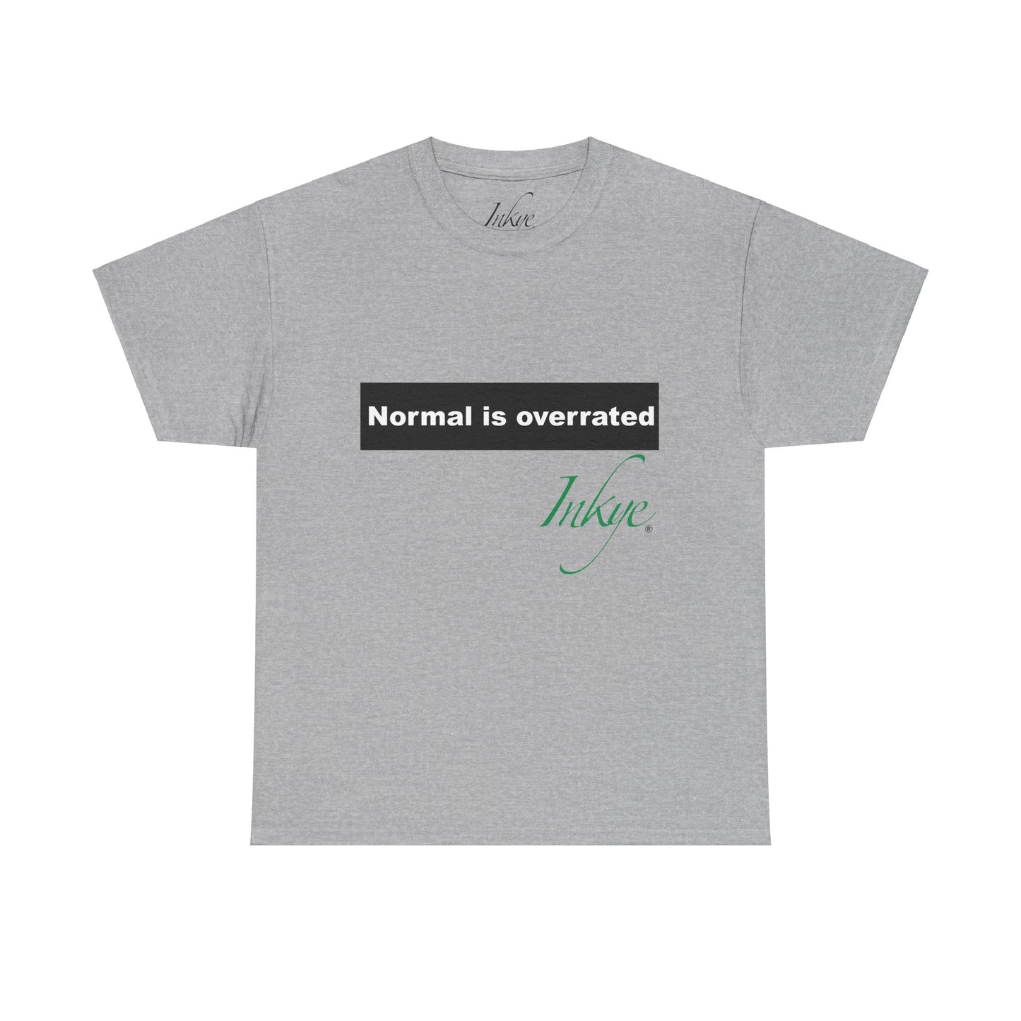 "Normal is overrated" Unisex Cotton Tee