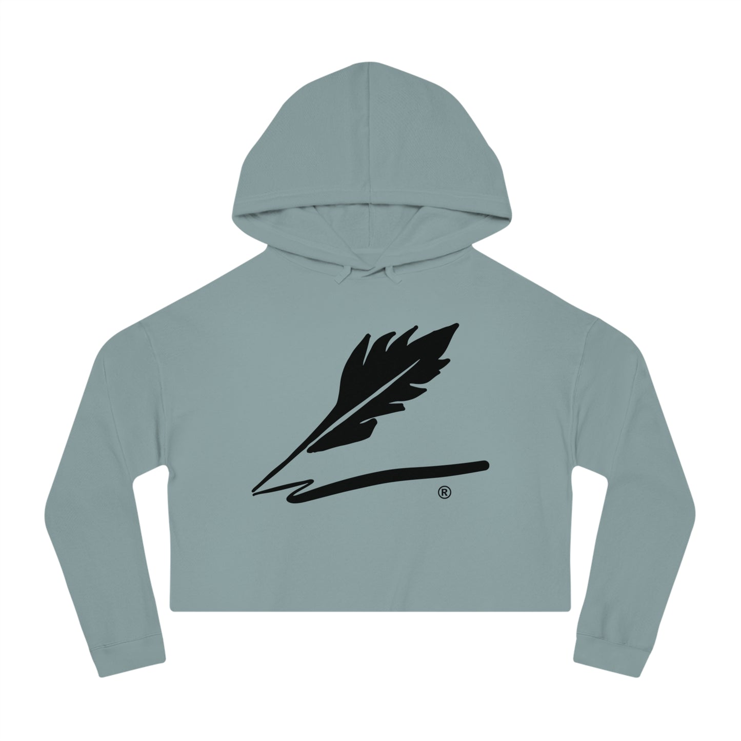 "Bird Logo" Women’s Cropped Hooded Sweatshirt