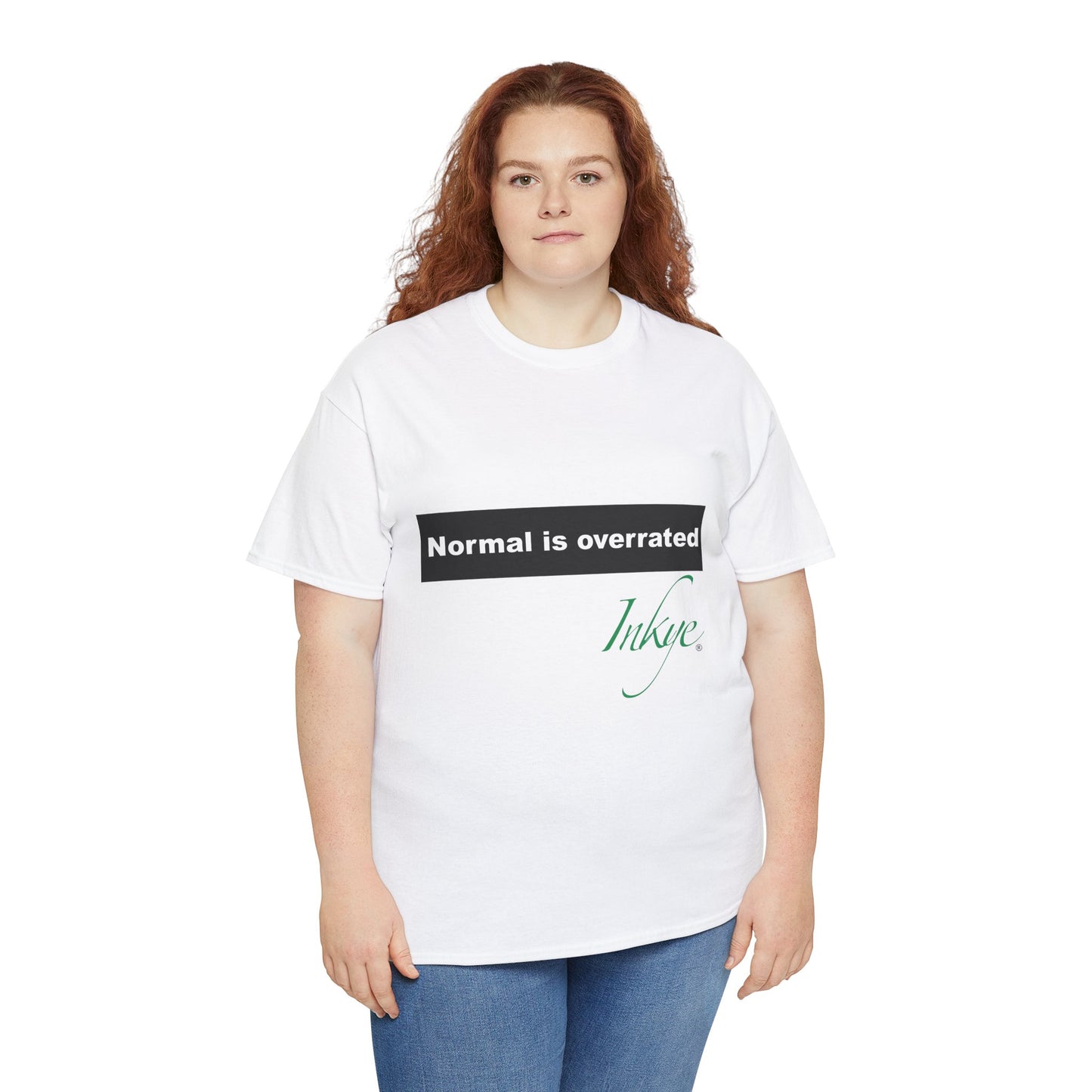 "Normal is overrated" Unisex Cotton Tee