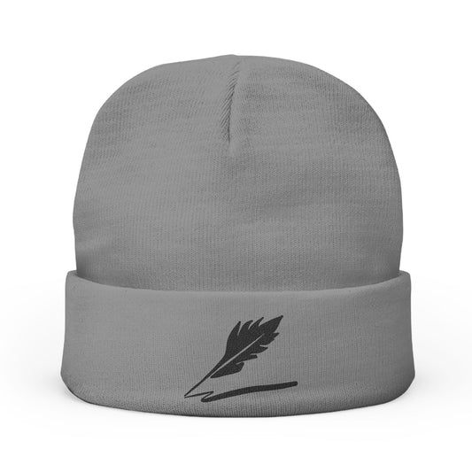 Hat Inkye Knit Beanie "Bird Logo" (Embroidery)