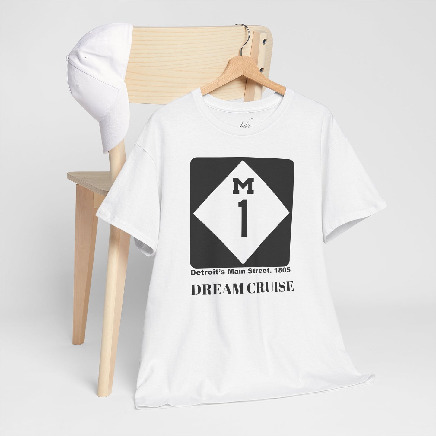 "Dream Cruise" Detroit's Main St. Unisex Cotton Tee