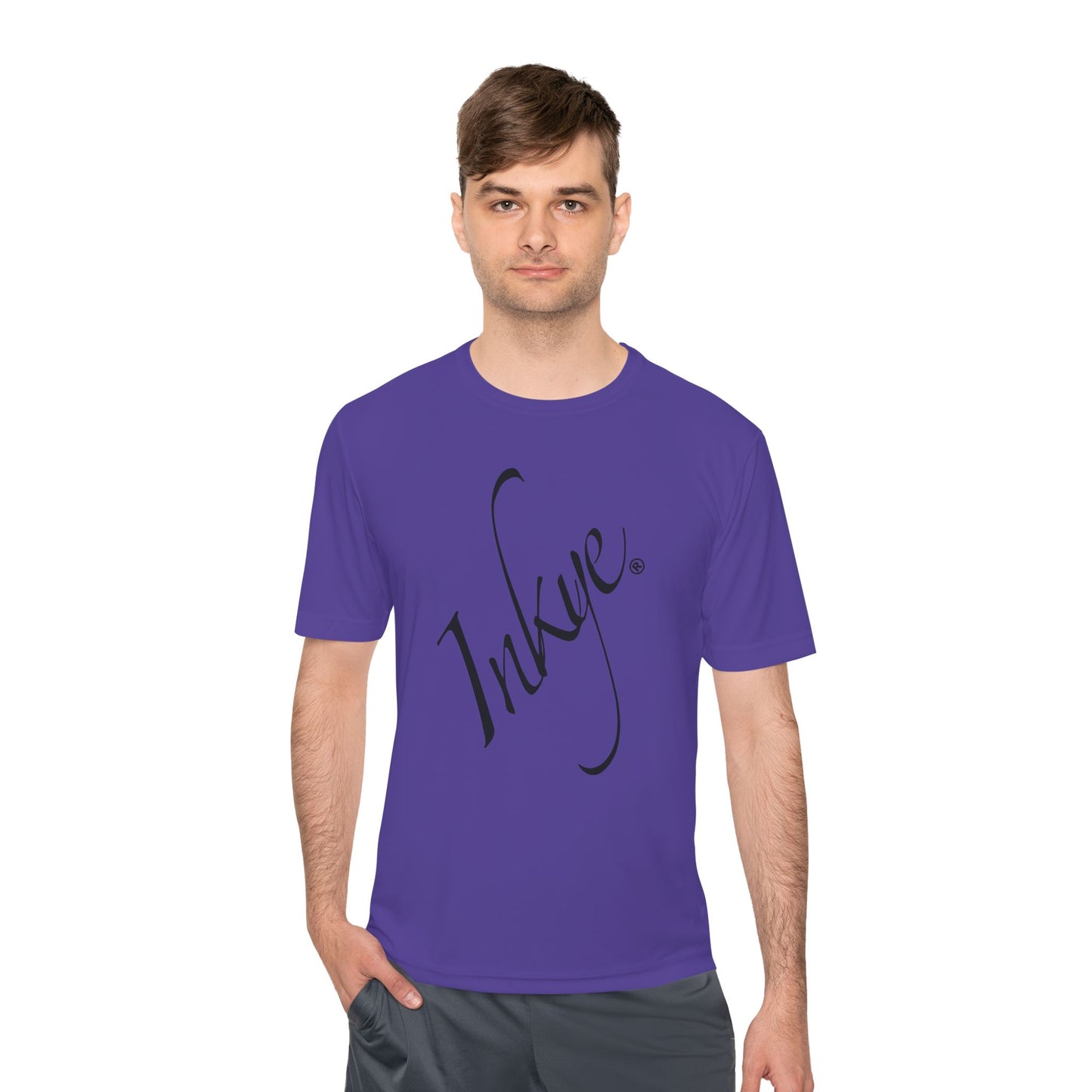 Inkye Logo Unisex Short Sleeve Moisture Wicking Fitness Tee