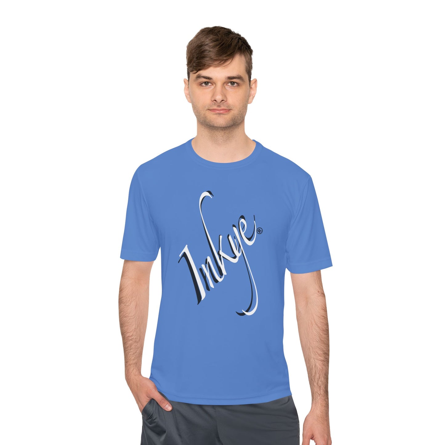 Inkye Logo Unisex Short "Multi-Label" Sleeve Moisture Wicking Fitness Tee