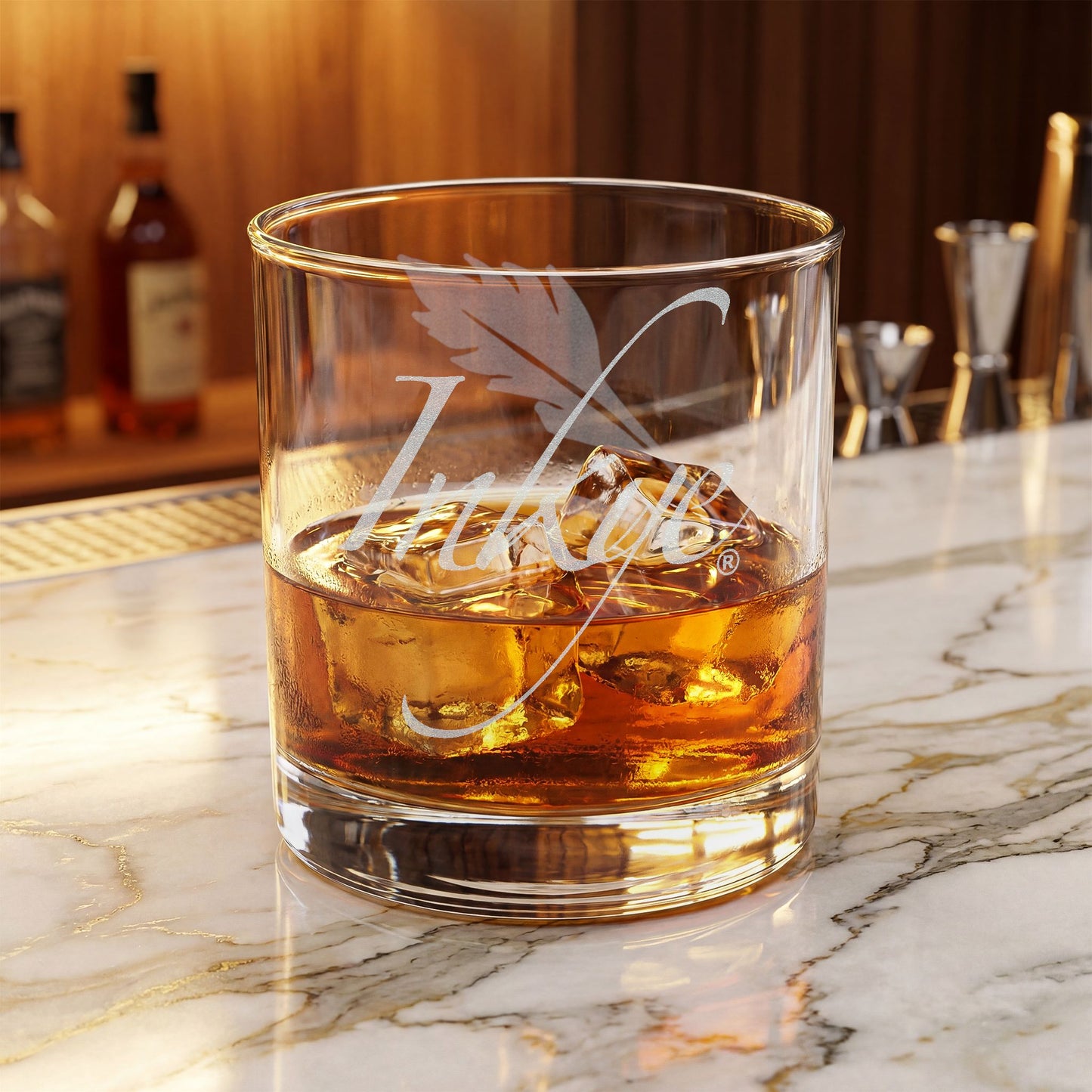 Glass Whiskey, 10.5oz (Engraved)