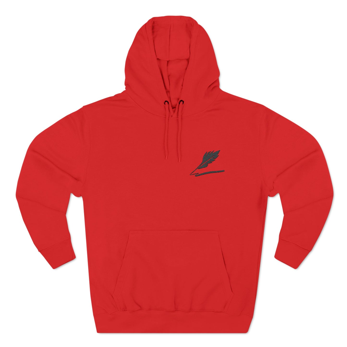 Embroider Bird Logo Fleece Hoodie