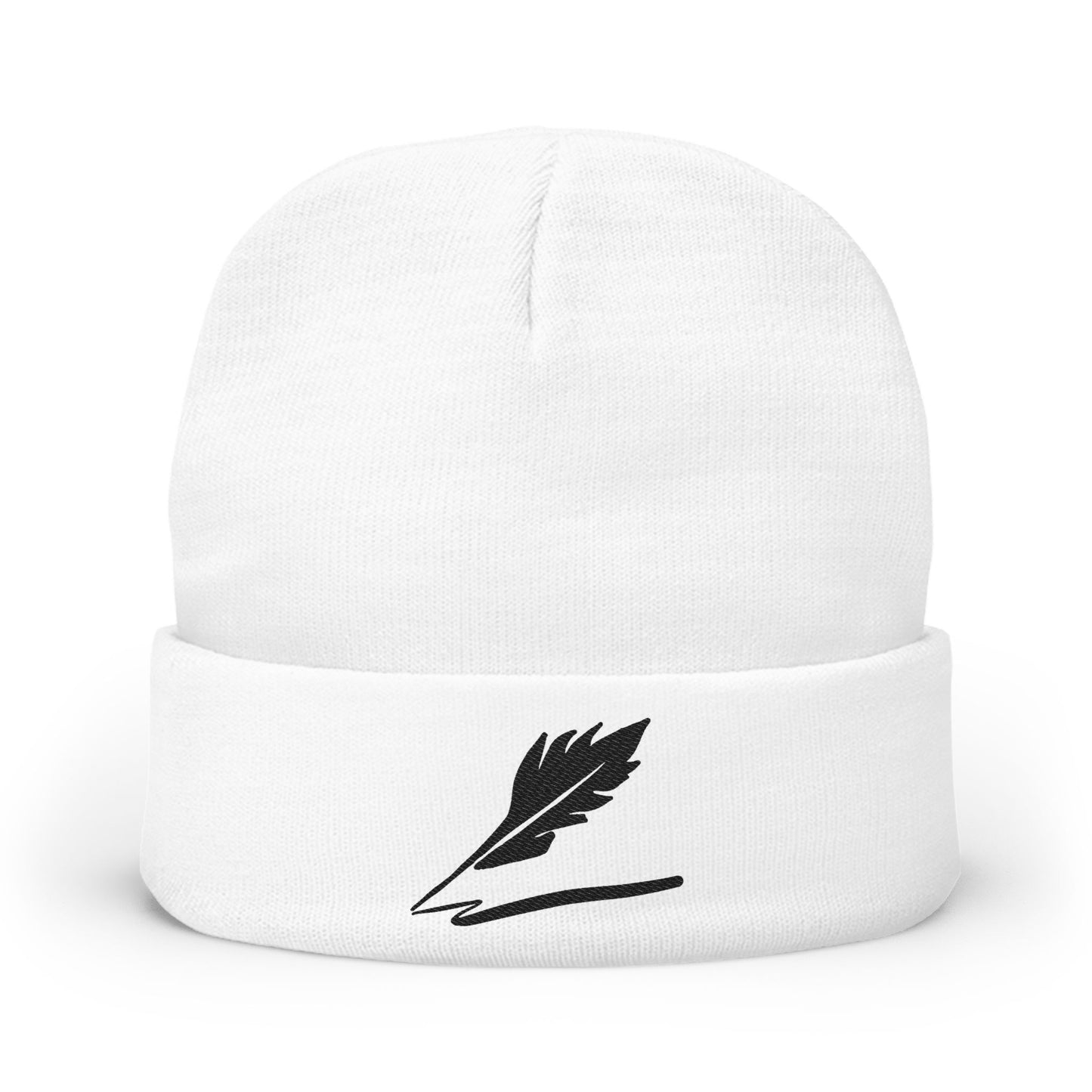 Hat Inkye Knit Beanie "Bird Logo" (Embroidery)
