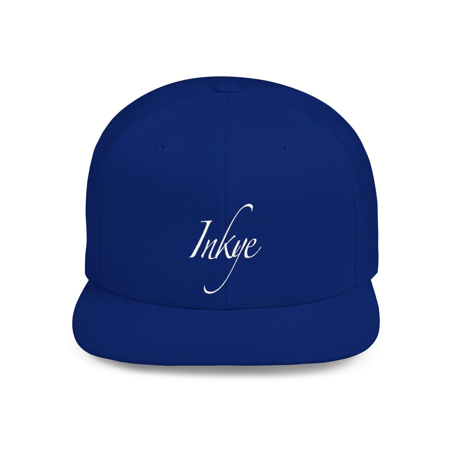 Hat "White Label" Inkye Logo Flat Bill Snapback