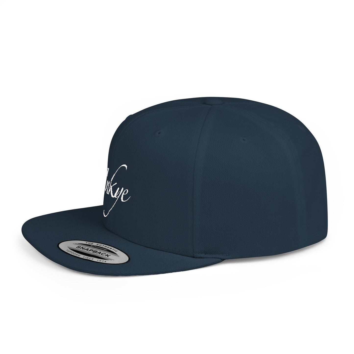 Hat "White Label" Inkye Logo Flat Bill Snapback