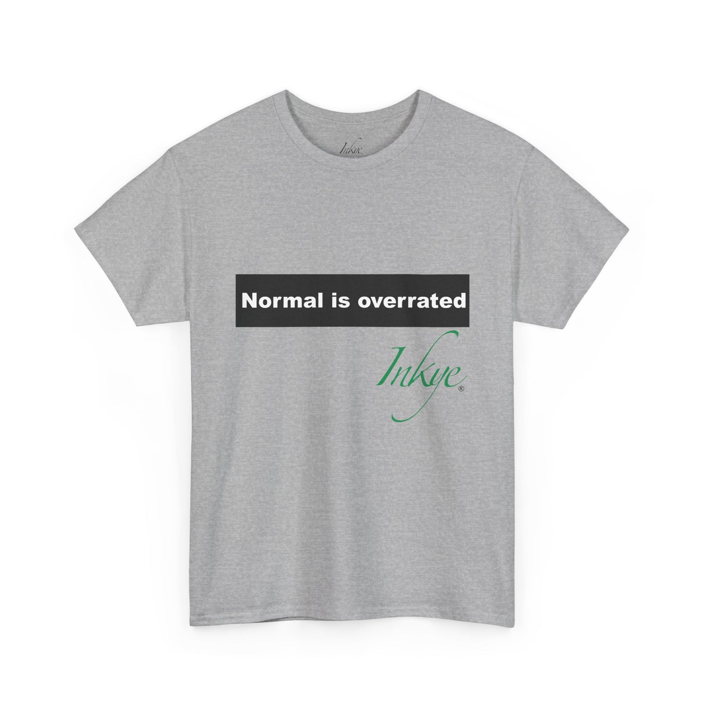 "Normal is overrated" Unisex Cotton Tee