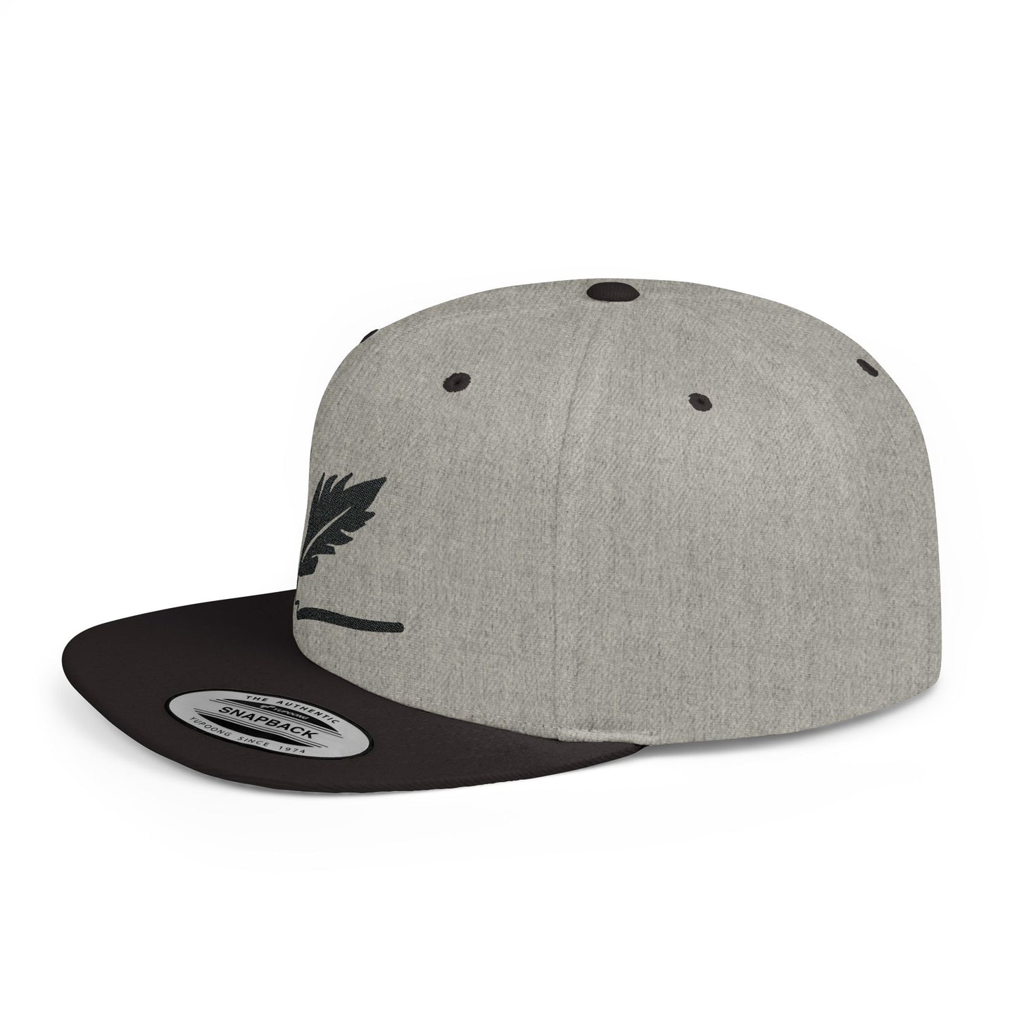 Hat "Bird Logo" Flat Bill Snapback