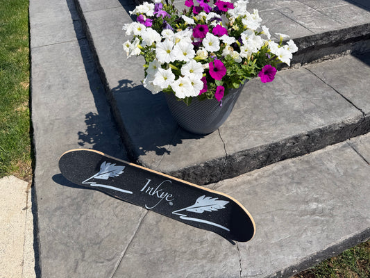"Bird Logo Hometown" Skateboard Deck